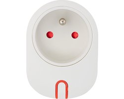 Caliber Slimme Stekker - Smart Plug - Type E Belgisch / Franse Penaarde - Bedien met Tuya App en Google Home - Kerstverlichting bedienen (HWP102F)