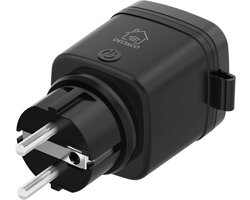 Deltaco SH-OP01 - Slimme Buiten Stekker - IP44 Water-/Stofbestendig - Timer - App Bediening - Zwart