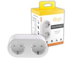 Dubbele Slimme Wifi Stekker met Bluetooth en USB-A Opladen - EU/NL