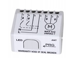 Elmes STM Rolgordijncontroller 230VAC - Compact & Draadloos