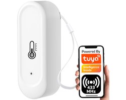 Extra Tuya Temperatuur & Vochtigheid Sensor - IP65 RF433MHz