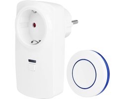 Fdit Draadloos stopcontact, voeding, apparaten, schakelaars, huishouden, afstandsbediening, controller, stopcontact, elektrische apparaten, afstandsbediening (EU-stekker 250 V)