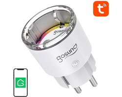Gosund EP2 smart stopcontact enkel, extreem compact, met schakelaar, Tuya Platform, Alexa and Google Home compatible
