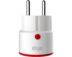 KONYKS, Priska Max 4 16A Wi-Fi-contactdoos met Bluetooth, Wit