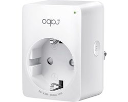 Matter wifi-stopcontact met verbruiksindicator - werkt met Alexa Google Home - smart home - spraakbesturing - externe toegang