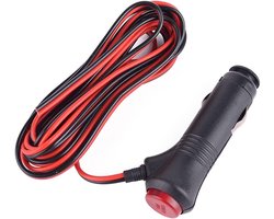 Minder dan 60 W, 12 V/24 V, universele stekker, sigarettenaansteker-stekker, aan/uit-schakelaar, lengte van de kabel: 3 m