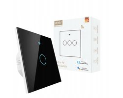 MOES Slimme Lichtschakelaar Zwart TUYA WiFi