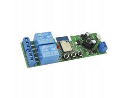 MUYAY 2-Kanaals Wifi RF-relaismodule 5-32V DC, Spanningsloos