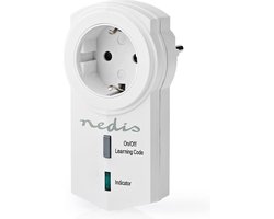 Nedis RF-stekker - Mesh / 433 MHz - IP20 - 3680 W - Randaarde stekker / Type F (CEE 7/7) - -10 - 40 °C - Wit