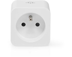 Nedis SmartLife Slimme Stekker - IP21 - Energiemeter - 3680 W - France / Type-E (CEE 7/6) - 0 - 55 °C - Android / IOS - Wit - 1 Stuks