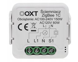 OXT ZigBee Dimmer T265 - Slim 1-kanaals slimme schakelaar