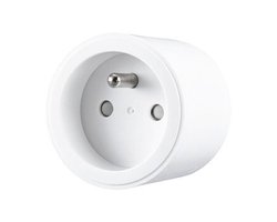 Qnect - Slimme Stekker - Wifi - met Energiemonitor – Smart Plug – P1 Meter - Energiemeter – Werkt met Google Home & Alexa – App bediening – Timer functie