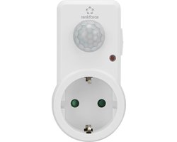 Renkforce 1588385 PIR-bewegingsmelder Tussenstekker 120 ° Wit IP20
