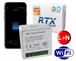 RTX TUYA WiFi-relaismodule - Slimme verlichtingscontroller 1 kanaal