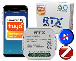 RTX Zigbee 3.0 Module - Slim Relais voor Slimme Verlichting (Geen N-draad)