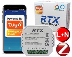 RTX Zigbee Dimmermodule 2 Kanalen Inbouw - Tuya Smart Home