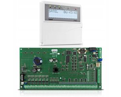 Satel Integra 64 Alarmcentrale met Witte LCD Toetsenpaneel