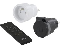 Set van 2 Slimme Stopcontacten Binnen en Buiten met Afstandsbediening