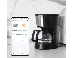 Slim koffiezetapparaat - Slimme stekker voor tussen uw koffiezetapparaat en het stopcontact - Slimme stekker met energiemeting - enkelvoudig