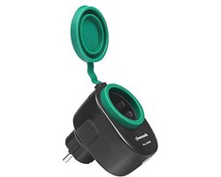 Slim Wifi-stopcontact voor buiten - Waterdicht IP44, 3680W, Compatibel met Alexa en Google Home