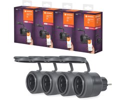 Slimme Buitensokkel met ZigBee-technologie voor Smart Home - Verpakking van 4 stuks