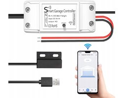 Slimme Garagedeuropener WIFI met Deur Sensor - Smart Home