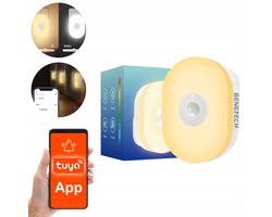 Slimme nachtlamp wifi pir bewegingsor rgb app tuya
