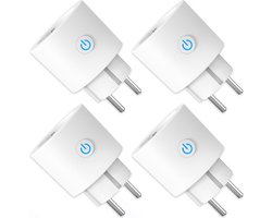 Slimme Stekker met Stroomverbruikmeter - Smart Plug 16A Compatibel met Alexa en Google Home