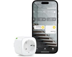 Slimme stekker Thread app- en spraakbediening 100% privacy werkt met Apple Home Alexa Google Home SmartThings - Energy (Matter) Opties