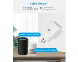 Slimme Stekker voor Slimme Huizen - Ondersteuning voor HomeKit, Alexa, Google Assistent en Meer