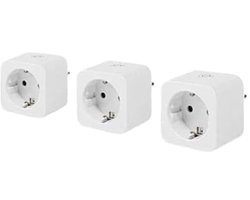 Slimme Stekker Wi-Fi met Energie Meter | 3680 W | Type F | 0-55°C | Android / IOS | Wit