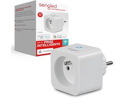 Slimme Stopcontact – Compatibel met Matter en Alexa, Wifi (2,4 GHz), Ondersteunt tot 2300 W