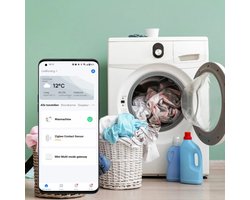 Slimme wasmachine set - Direct een melding in de app - Slimme stekker voor tussen uw wasmachine en stopcontact - Met energiemeting