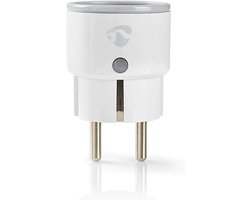 Slimme Wi-Fi Stekker met Stroommeter en Schakelaar - 1 Contact - Max. 10A
