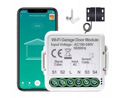 Slimme WiFi Garagedeur & Poortcontroller met Sensoren