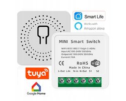 Slimme WiFi Relais Module voor Schakelaar & Stopcontact - 16A