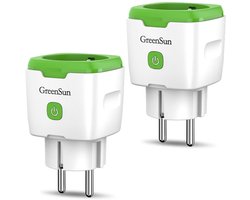 Slimme WiFi Stekker met Stroommeter (2 stuks)