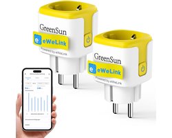 Slimme Wifi Stekker met Stroommeting en Timer - Energieverbruik Meten & Spraakbesturing