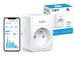 Slimme WiFi Stopcontact met Energiebeheer en Stembesturing - Geschikt voor Alexa en Google Home