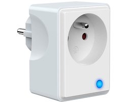 Slimme Wifi Stopcontact met Energiemeter, Geschikt voor Alexa en Google Home