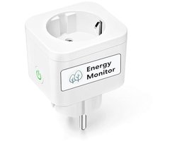 Slimme WiFi Stopcontact met Stroommeting 16A - Smart Plug met Spraak- en Afstandsbediening, Timetable