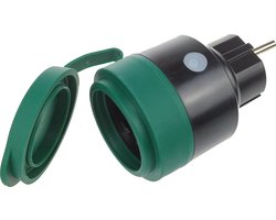 Slimme Wifi Stopcontact Voor Buiten - Waterdicht IP44, Compatibel Met Spraakbesturing