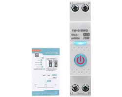 Slimme WiFi-stroomonderbreker met spraakbediening en tijdschakelfunctie, 63 A, 230 V AC