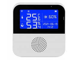 Slimme WiFi Temperatuur Vochtigheid Sensor met LCD & Externe Sonde