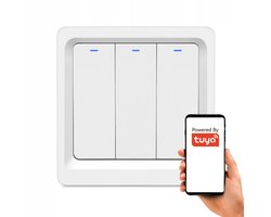 Slimme Zigbee 3-kanaals schakelaar (optioneel N-draad)