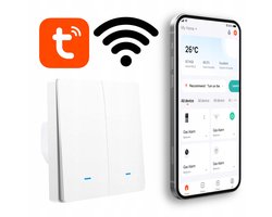 Slimme Zigbee 3.0 Dubbele Kanaalschakelaar - Tuya EM Serie