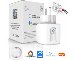 Slimme Zigbee 3.0 WiFi Stopcontact met Energieverbruik Meting