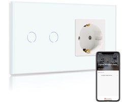 Slimme ZigBee Wandschakelaar met Smartphone Controle en Spraakbesturing