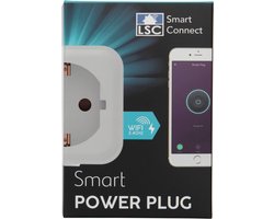 Smart (Connect) Power Plug (WiFi) - Slimme Stekker - Incl. tijdschakelaar - Ondersteunde spraakbediening door o.a. Alexa en Google Assistent