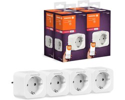 Smart+ Plug ZigBee schakelbaar stopcontact voor lichtregeling Smart Home Echo Plus Echo Show Philips Hue Bridge 4 stuks